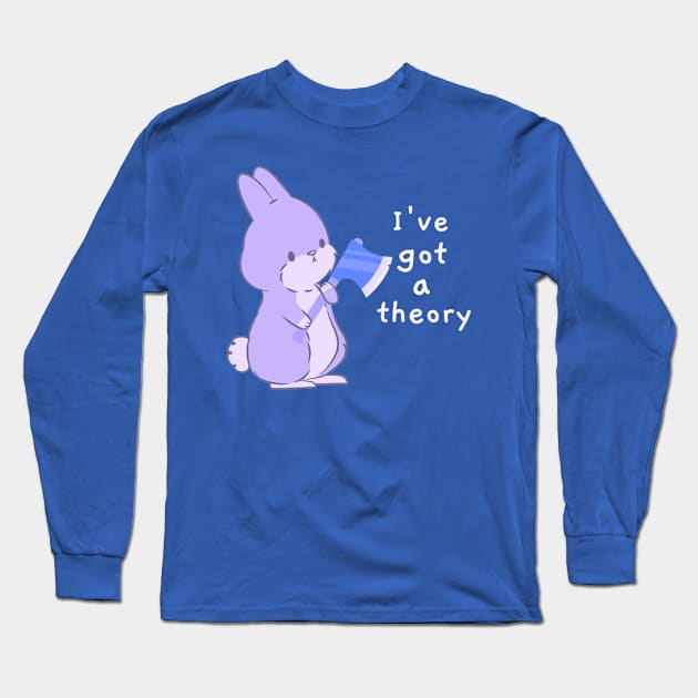 Buffy "I've got a theory" quote purple Long Sleeve T-Shirt by Gorgoose Graphics